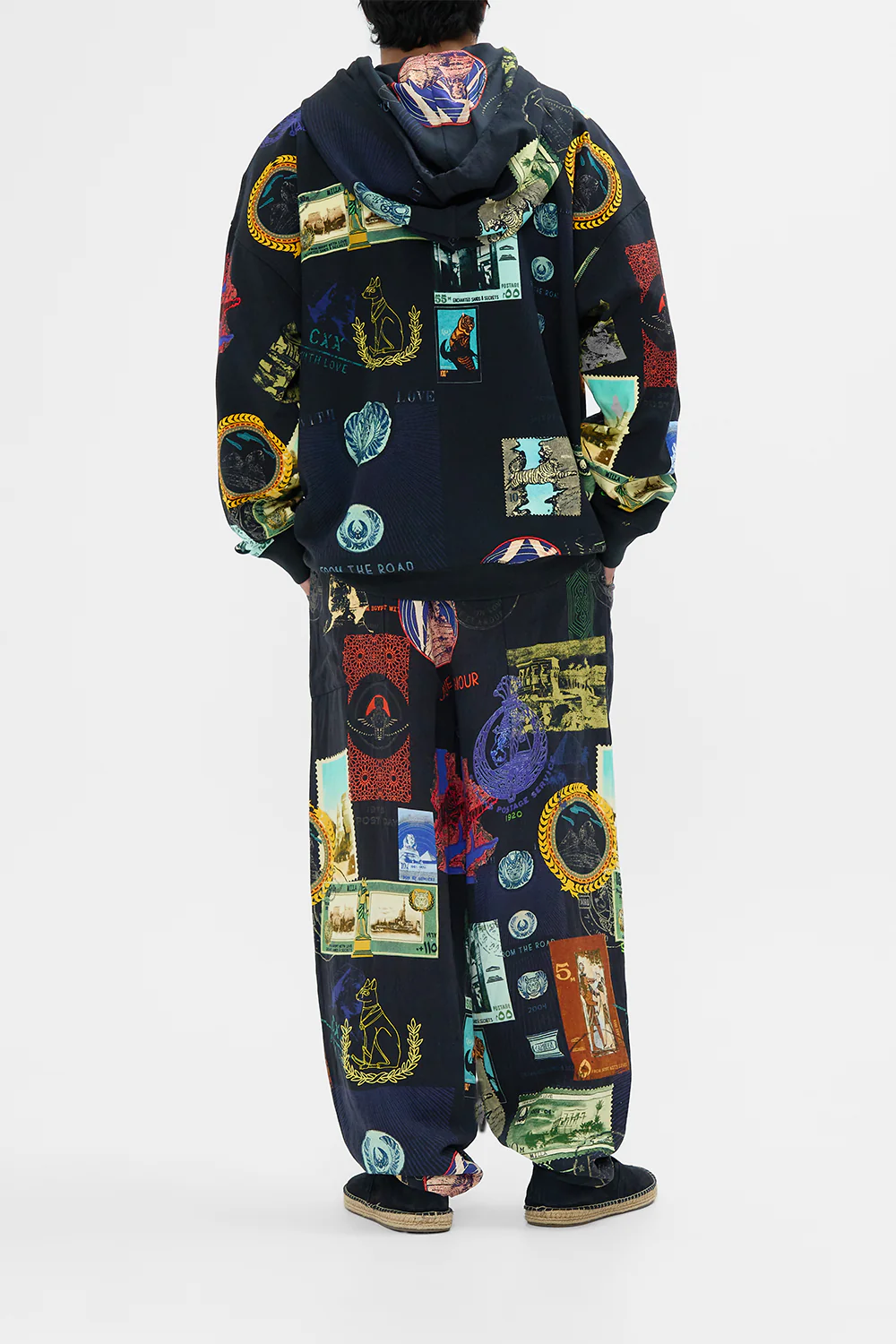 RELAXED DROPPED CROTCH PANT LANDMARKS AND LOVE LETTERS - Image 2