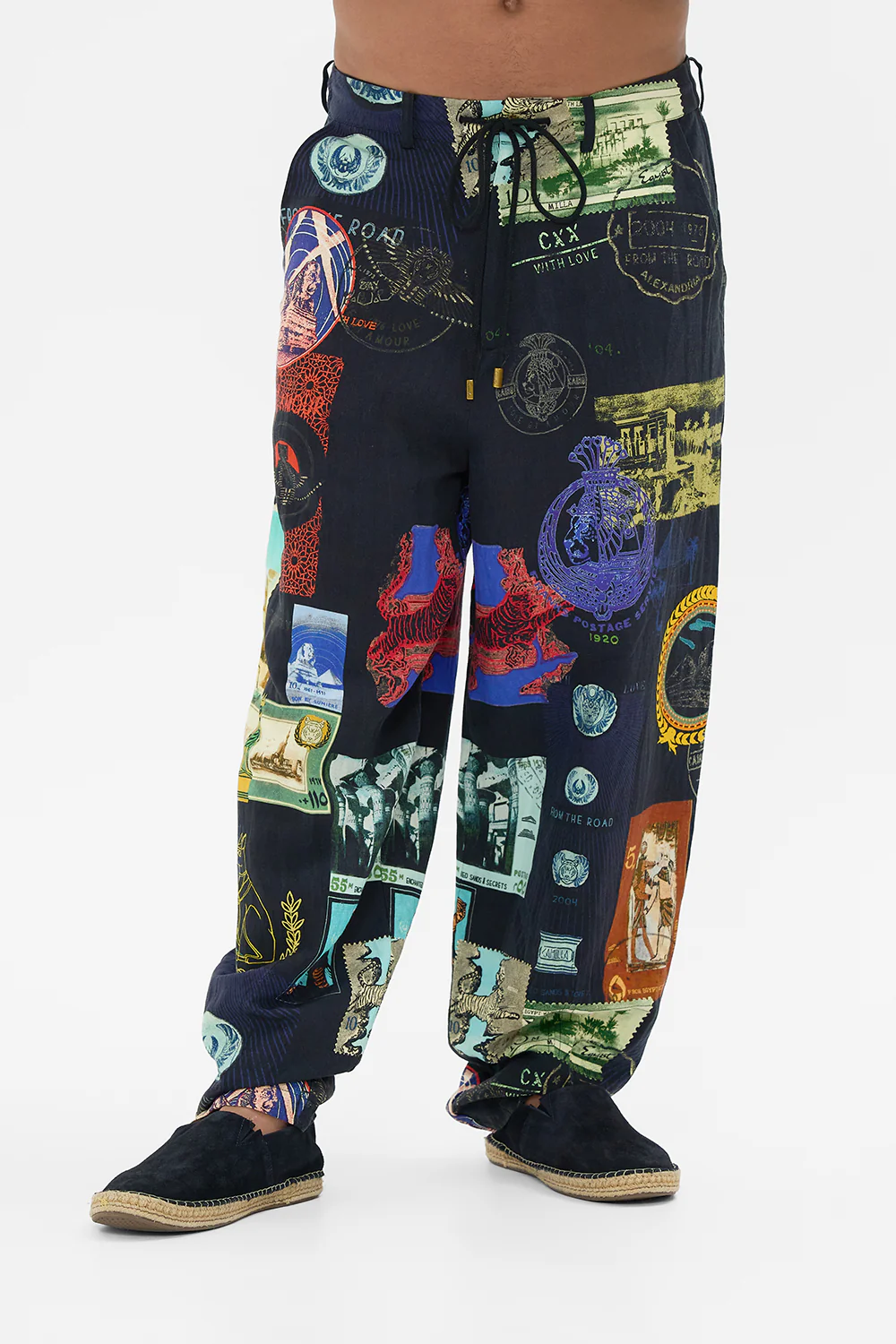 RELAXED DROPPED CROTCH PANT LANDMARKS AND LOVE LETTERS - Image 5