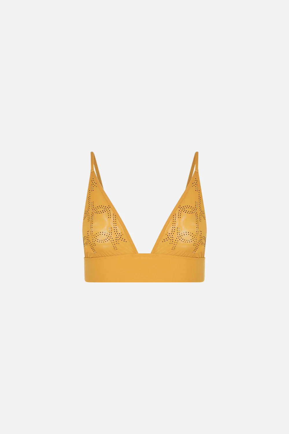 MESH SOFT PULL ON TRI BRA GOLD