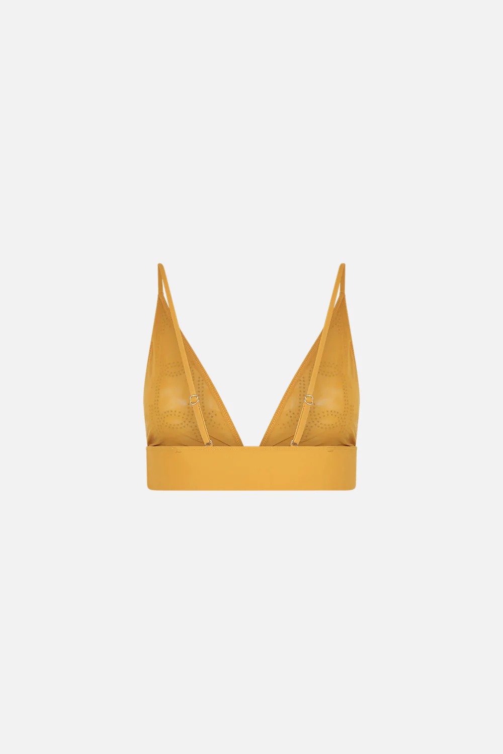 MESH SOFT PULL ON TRI BRA GOLD - Image 2