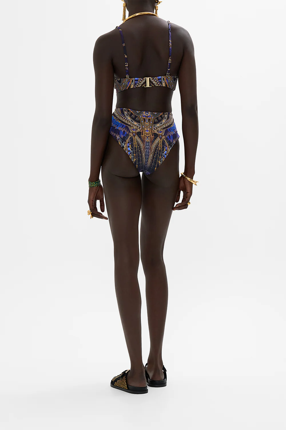 HIGH WAIST PANT WITH TRIM OTHER SIDE OF THE OASIS - Image 2