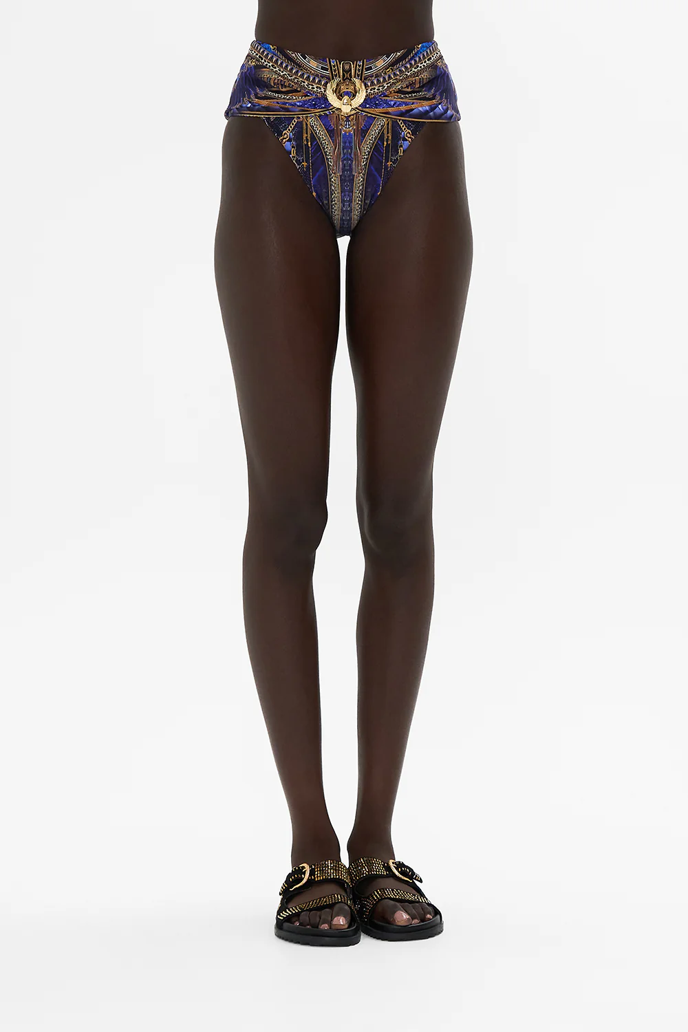 HIGH WAIST PANT WITH TRIM OTHER SIDE OF THE OASIS - Image 5