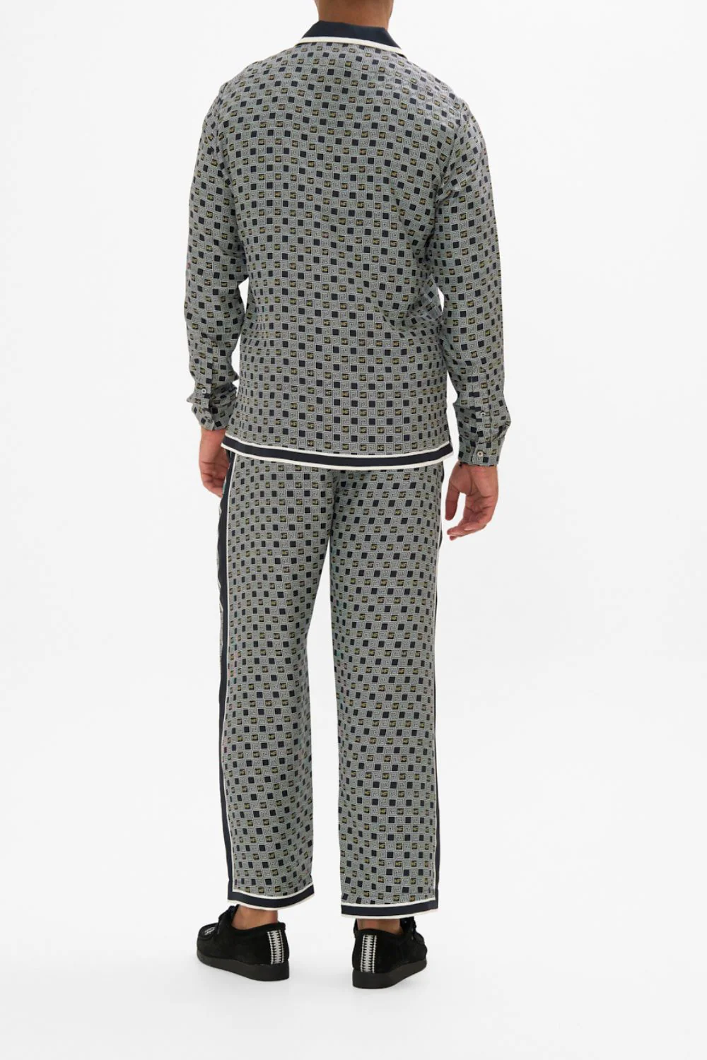 LONG SLEEVE CAMP COLLARED SHIRT RIDDLE OF THE SPHINX - Image 2