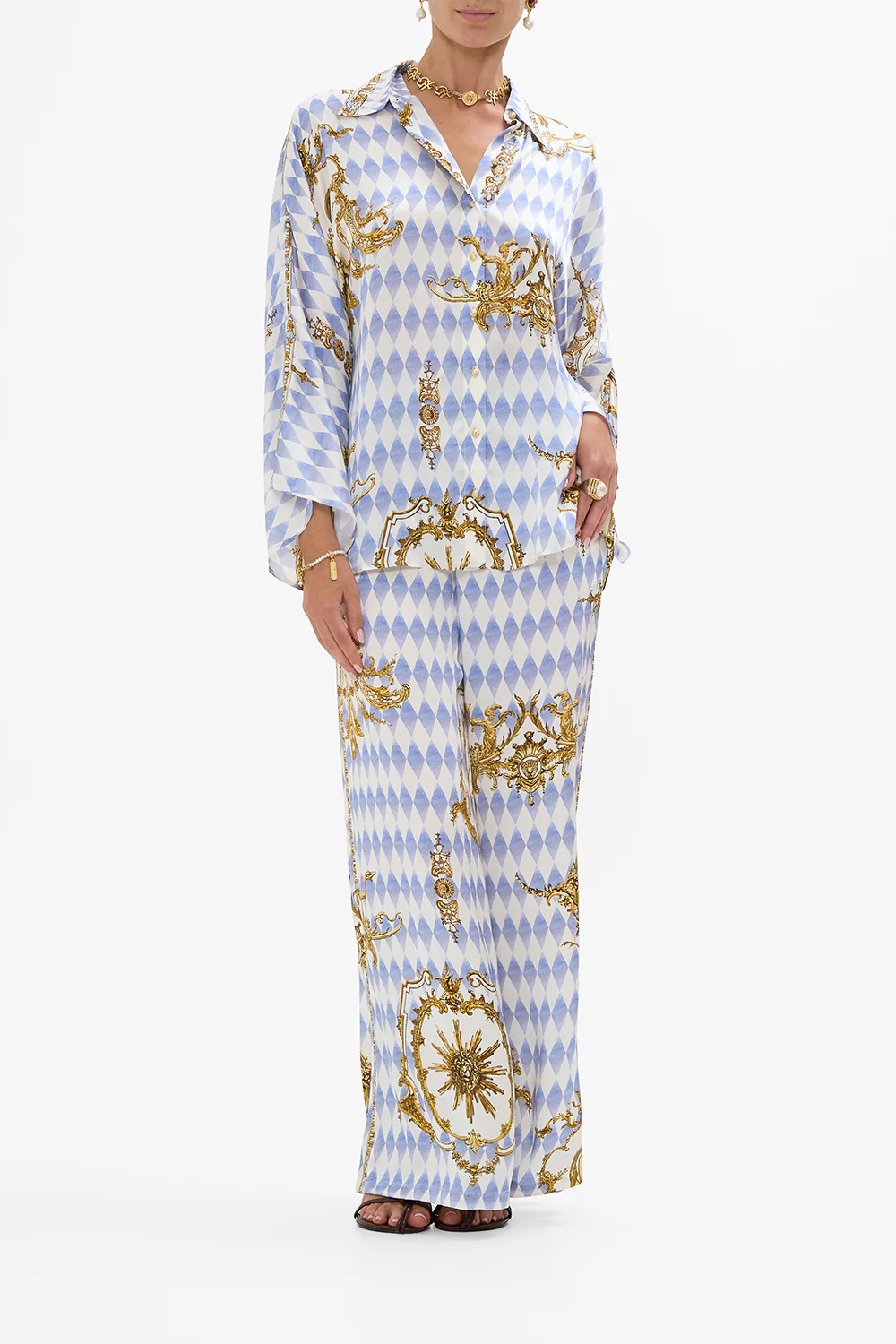 WIDE SLEEVE BLOUSE THRONE GAMES
