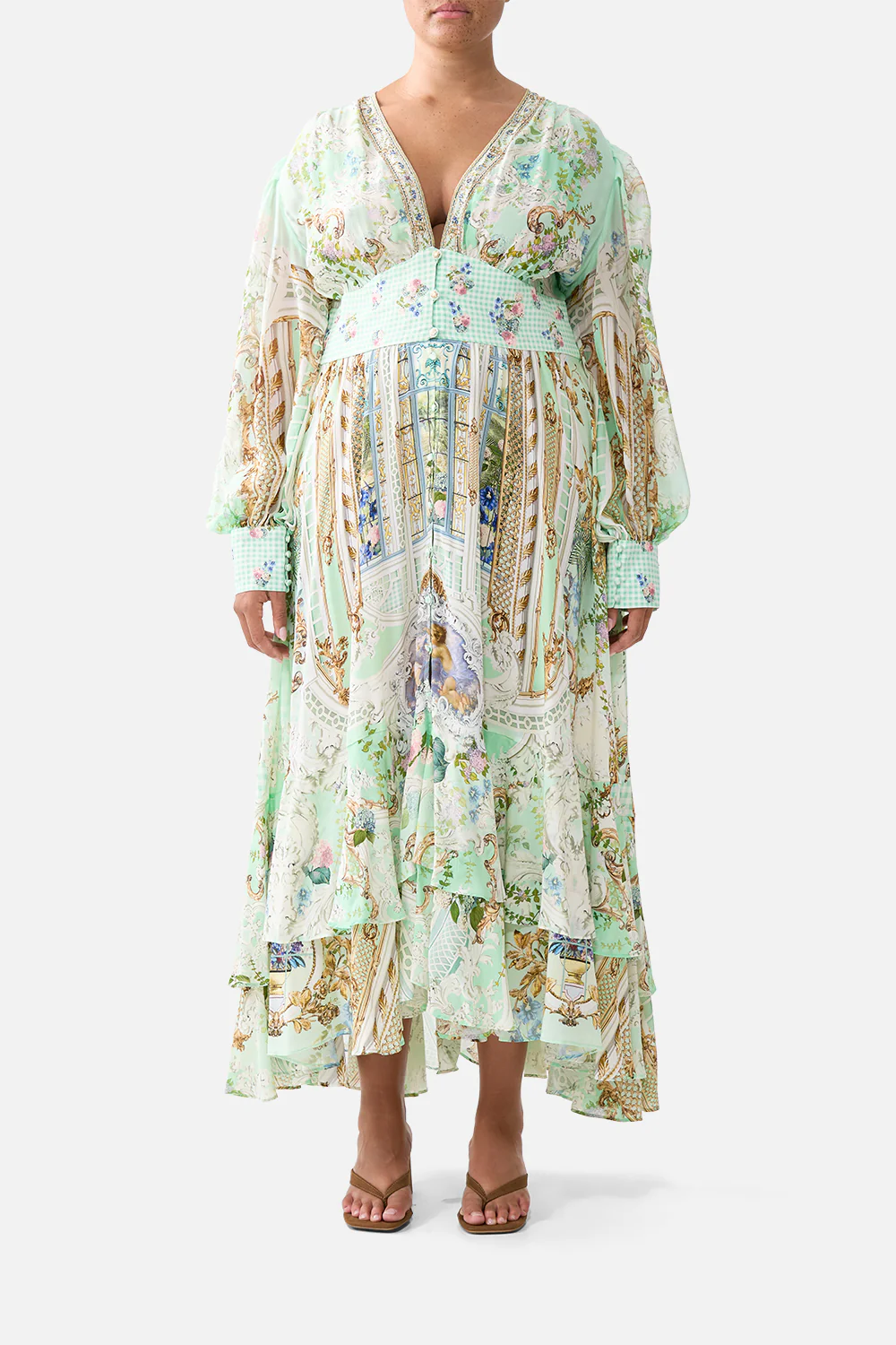 LONG BUTTON FRONT DRESS PESTANA PANORAMA - Image 11