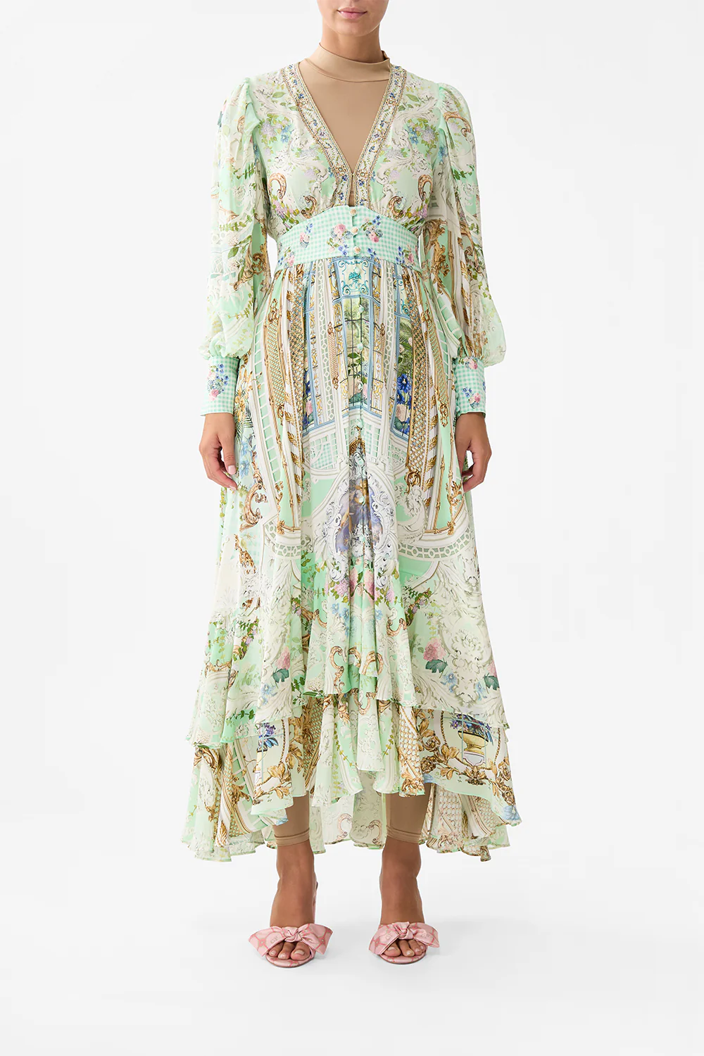 LONG BUTTON FRONT DRESS PESTANA PANORAMA - Image 8