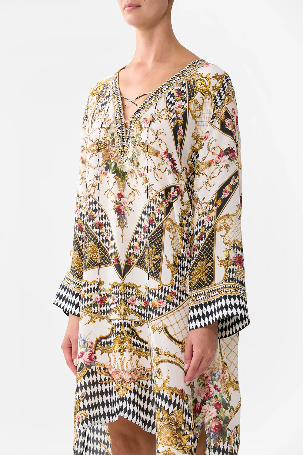 METAL EYELET KAFTAN ROCOCO GLOW - Image 5