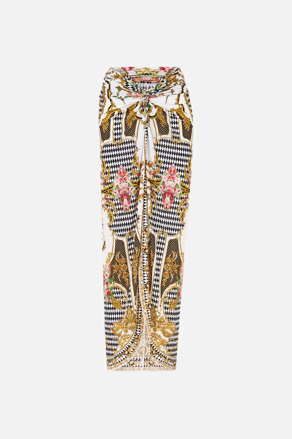 TWIST FRONT LONG SARONG ROCOCO GLOW - Image 3