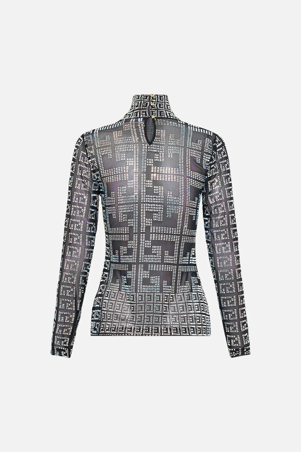 MESH HOTFIX TURTLE NECK READ MY GLYPHS - Image 7