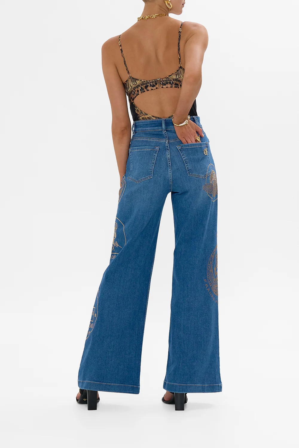 JENNA SOUL SEEKER HIGH WAISTED FLARE DENIM - Image 6