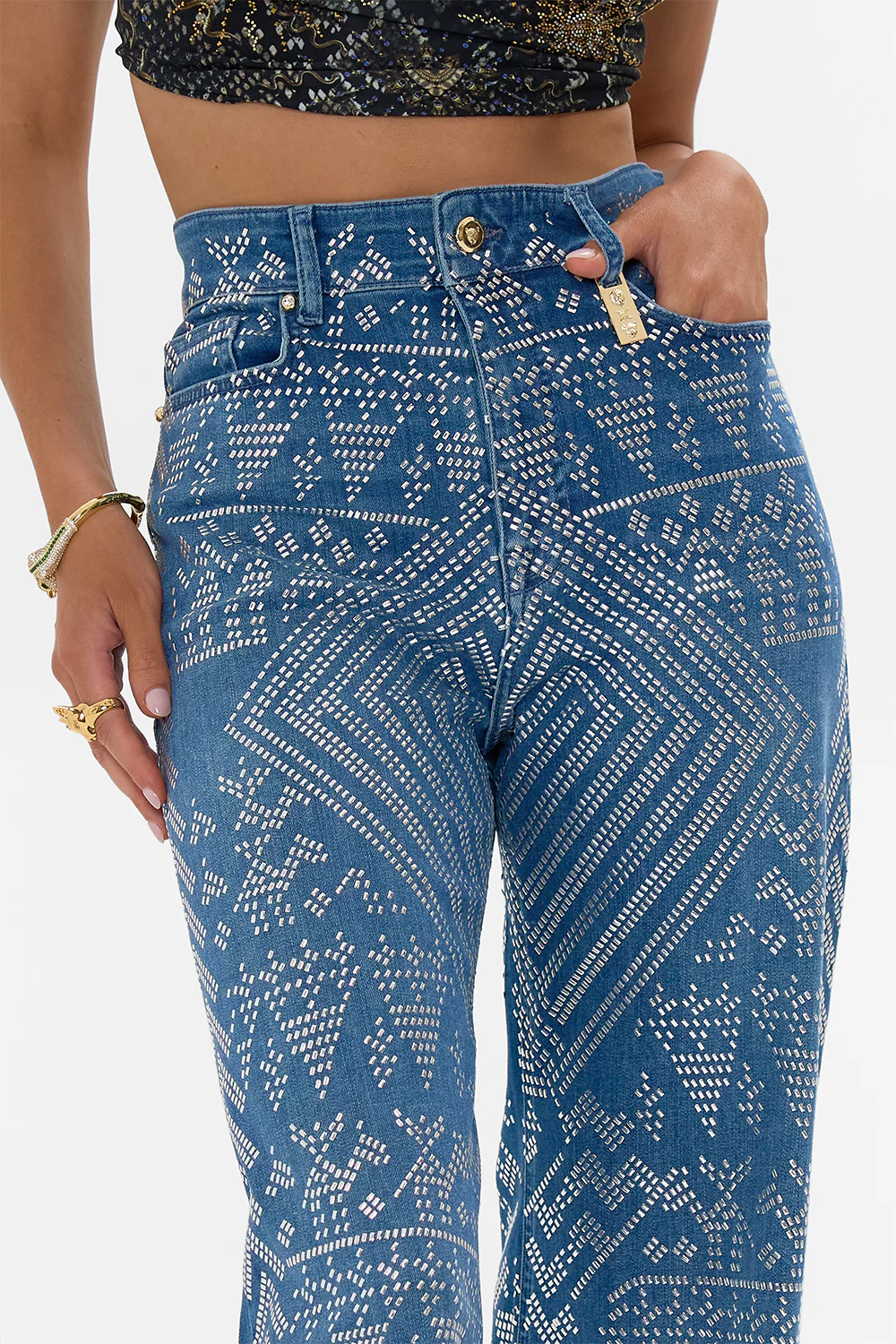 JENNA DESERT REIGN HIGH WAISTED FLARE DENIM - Image 5