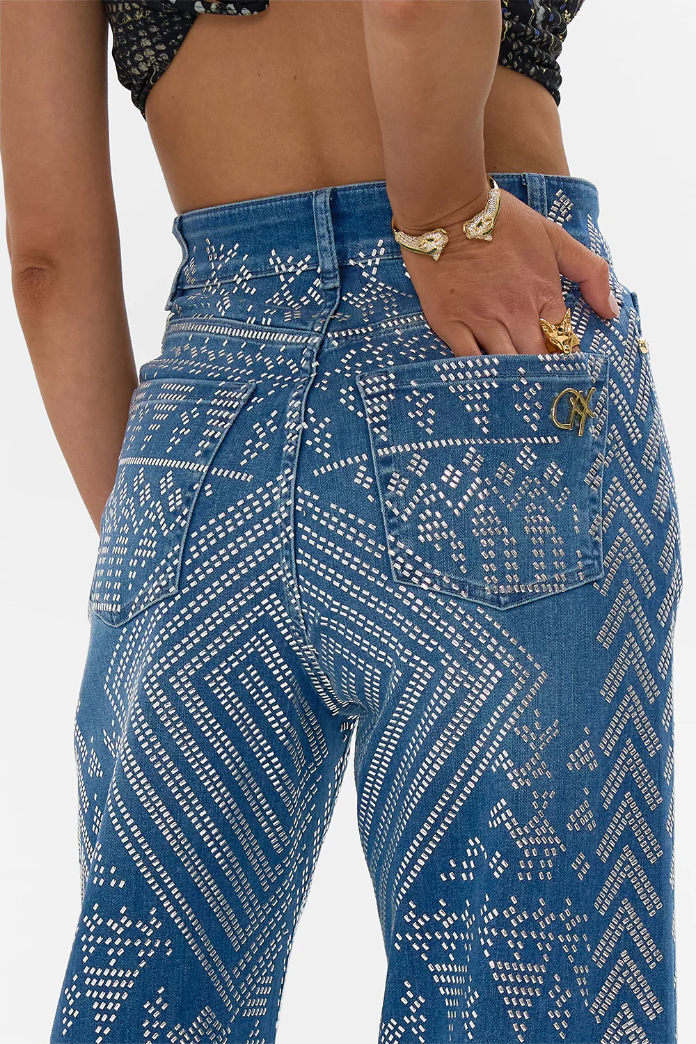 JENNA DESERT REIGN HIGH WAISTED FLARE DENIM - Image 7