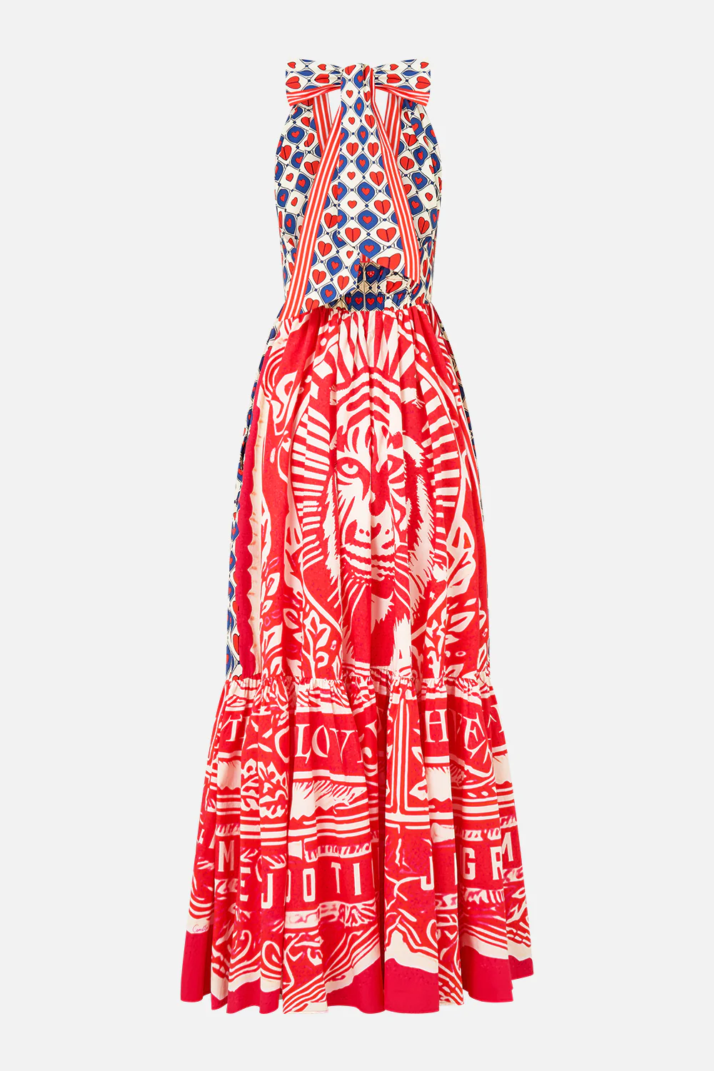 RUFFLE HEM HALTER DRESS RINSE & ROAR - Image 8