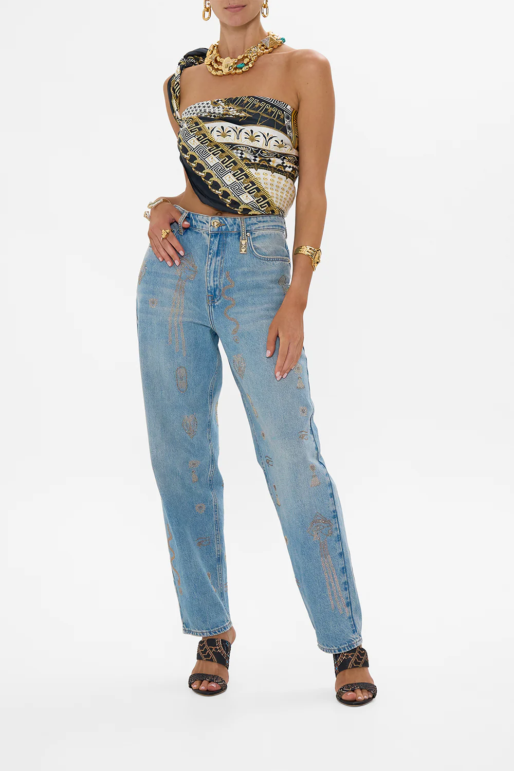 MILLA SACRED SYMBOLS GIRLFRIEND JEAN DENIM - Image 4