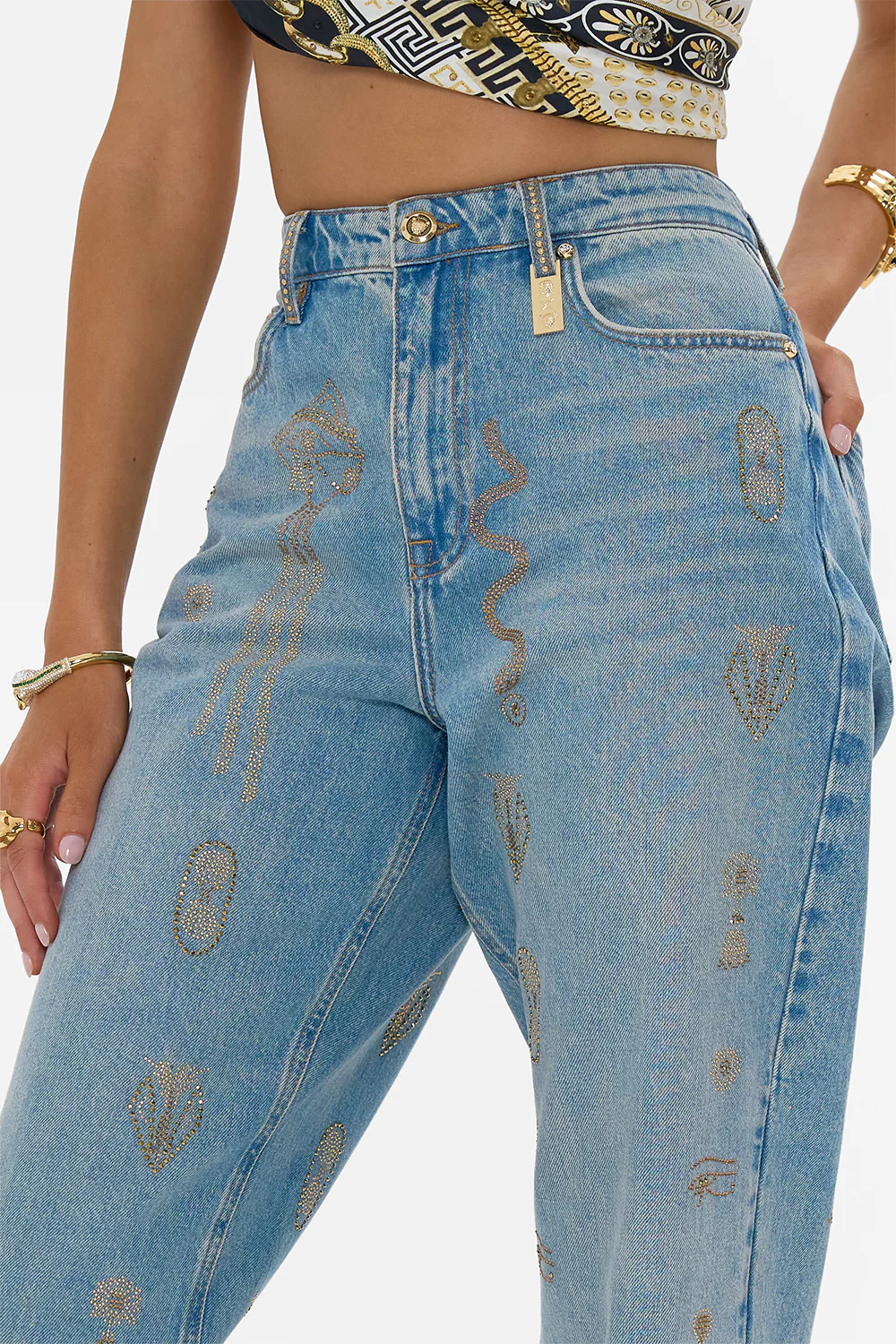 MILLA SACRED SYMBOLS GIRLFRIEND JEAN DENIM - Image 5