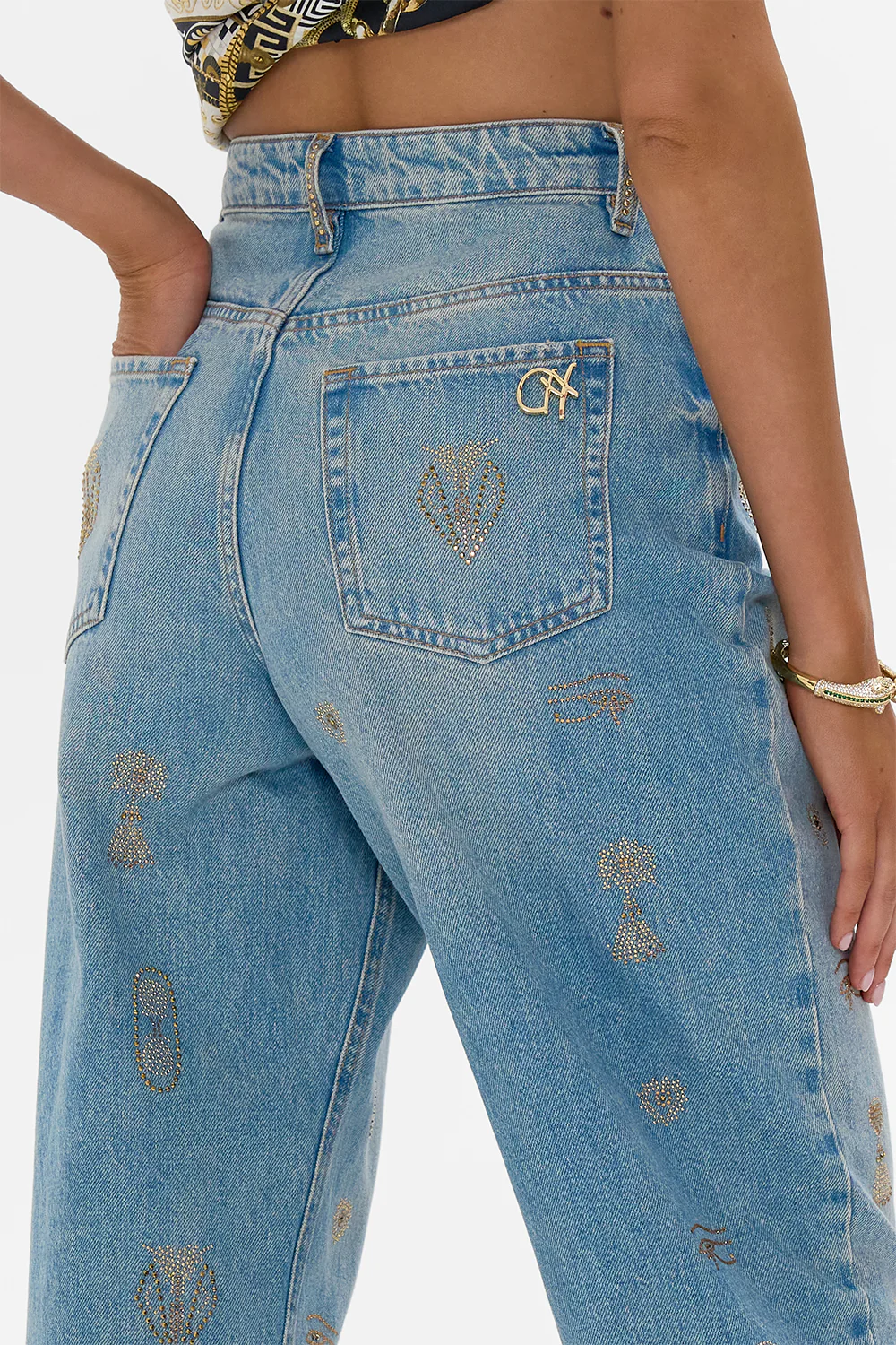 MILLA SACRED SYMBOLS GIRLFRIEND JEAN DENIM - Image 7