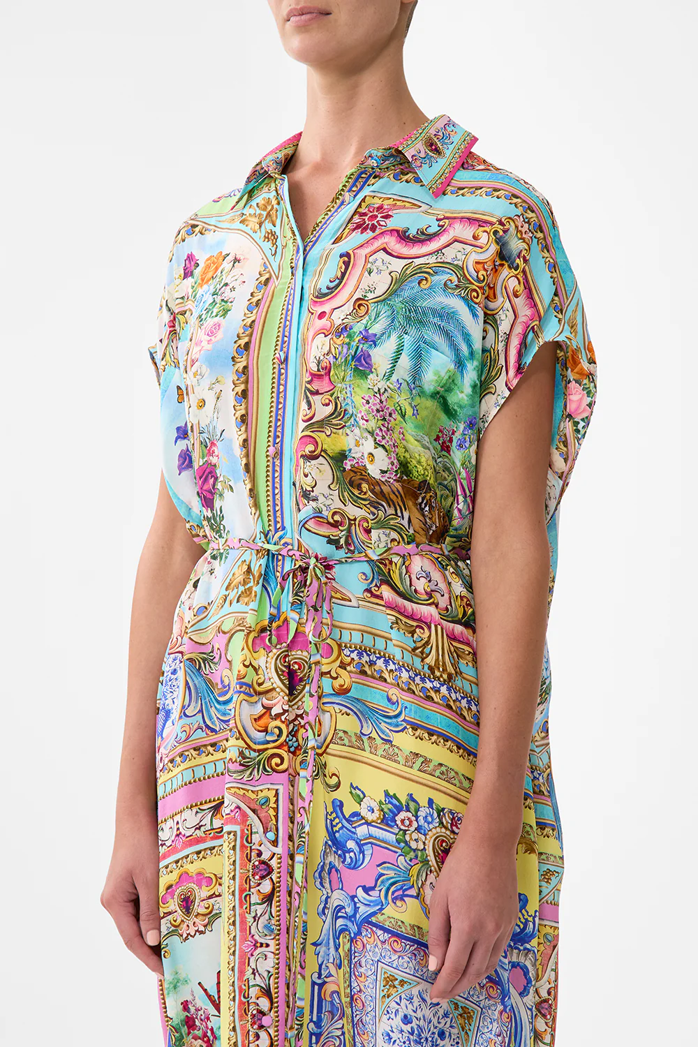SLEEVELESS SHIRTDRESS SPIRIT OF SANTA MARIA - Image 5