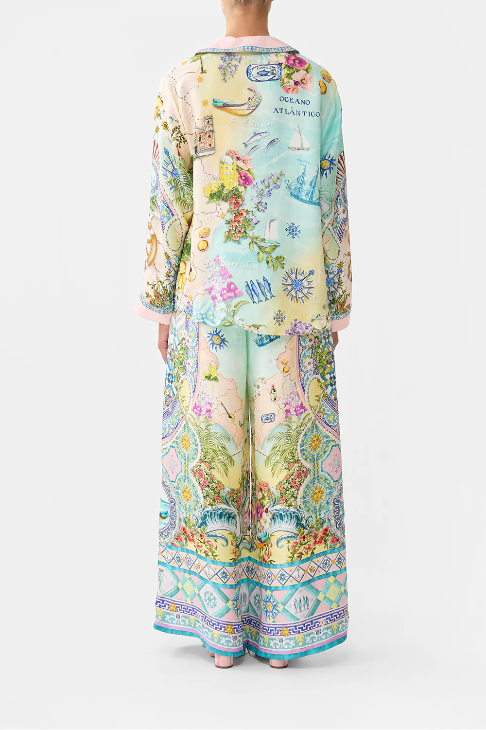 BOXY PYJAMA SHIRT JUST COASTING - Image 2