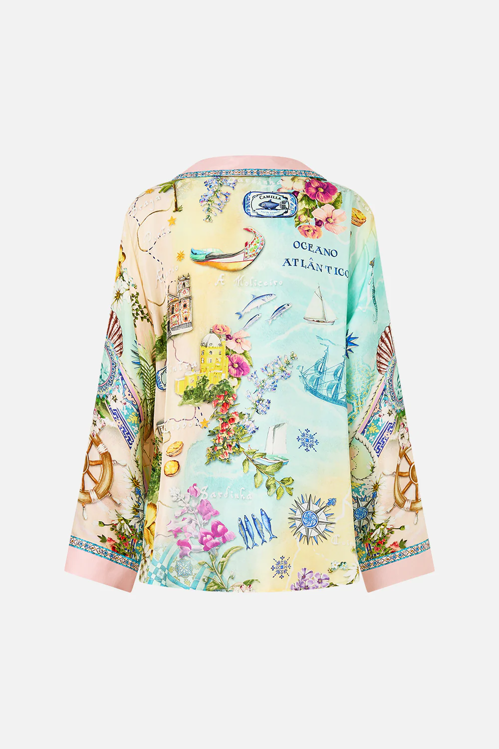 BOXY PYJAMA SHIRT JUST COASTING - Image 7