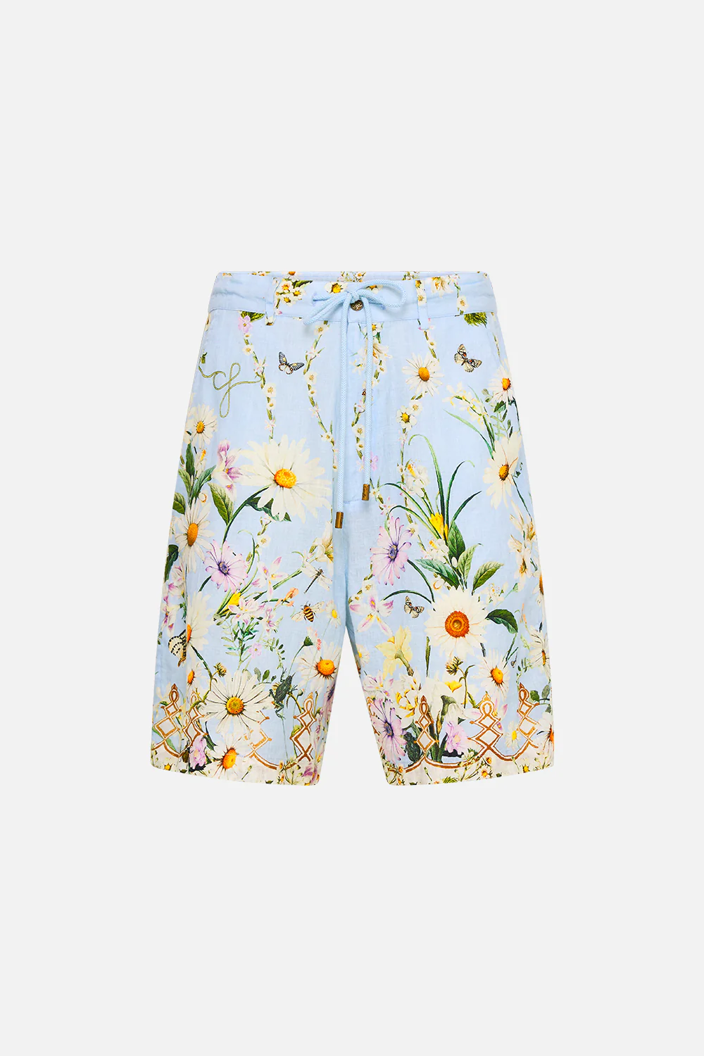 LONG WALK SHORT WITH ELASTIC BACK FLORAL FREEFALL - Image 3