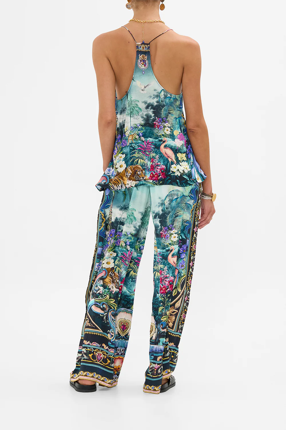 T BACK SHOESTRING TOP BASKED IN BAROQUE - Image 2