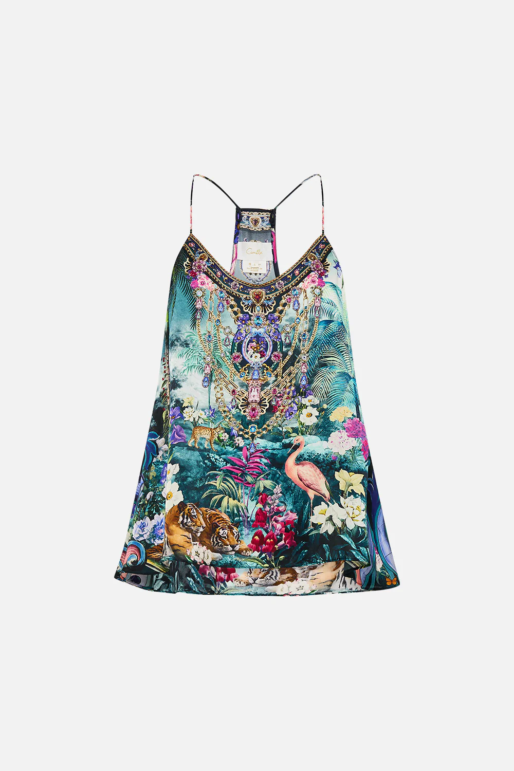 T BACK SHOESTRING TOP BASKED IN BAROQUE - Image 3