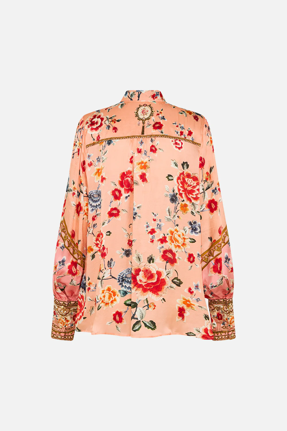 BUTTON THROUGH BLOUSON SLEEVE BLOUSE MAJESTIC MILLA - Image 8