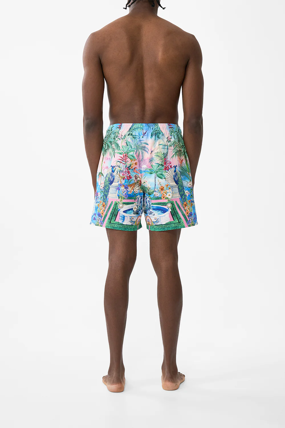MID LENGTH BOARDSHORT WITH ELASTIC WAIST SPIRIT OF SANTA MARIA - Image 2