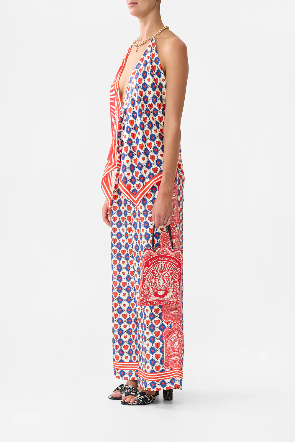 EMBELLISHED MINI TOTE WITH CHAIN STRAP RINSE & ROAR - Image 4