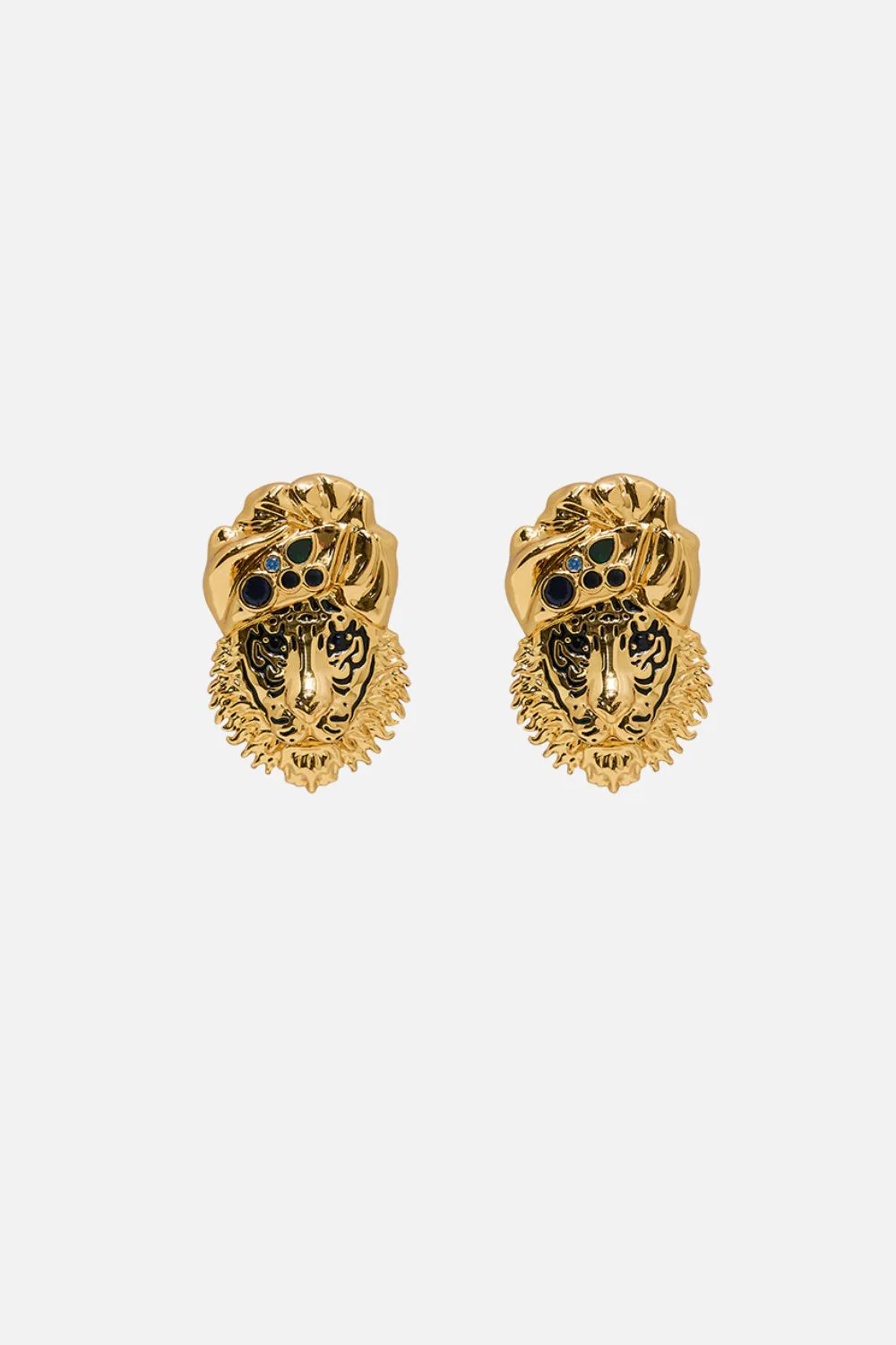 SACRED SYMBOLS JAGGI EARRINGS GOLD