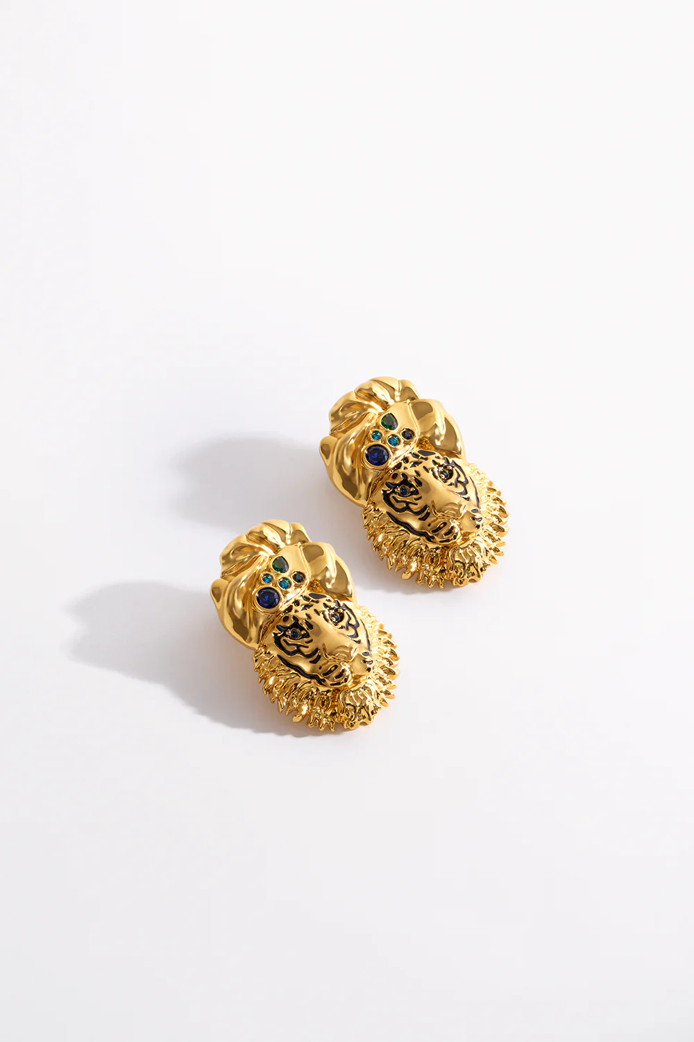 SACRED SYMBOLS JAGGI EARRINGS GOLD - Image 3