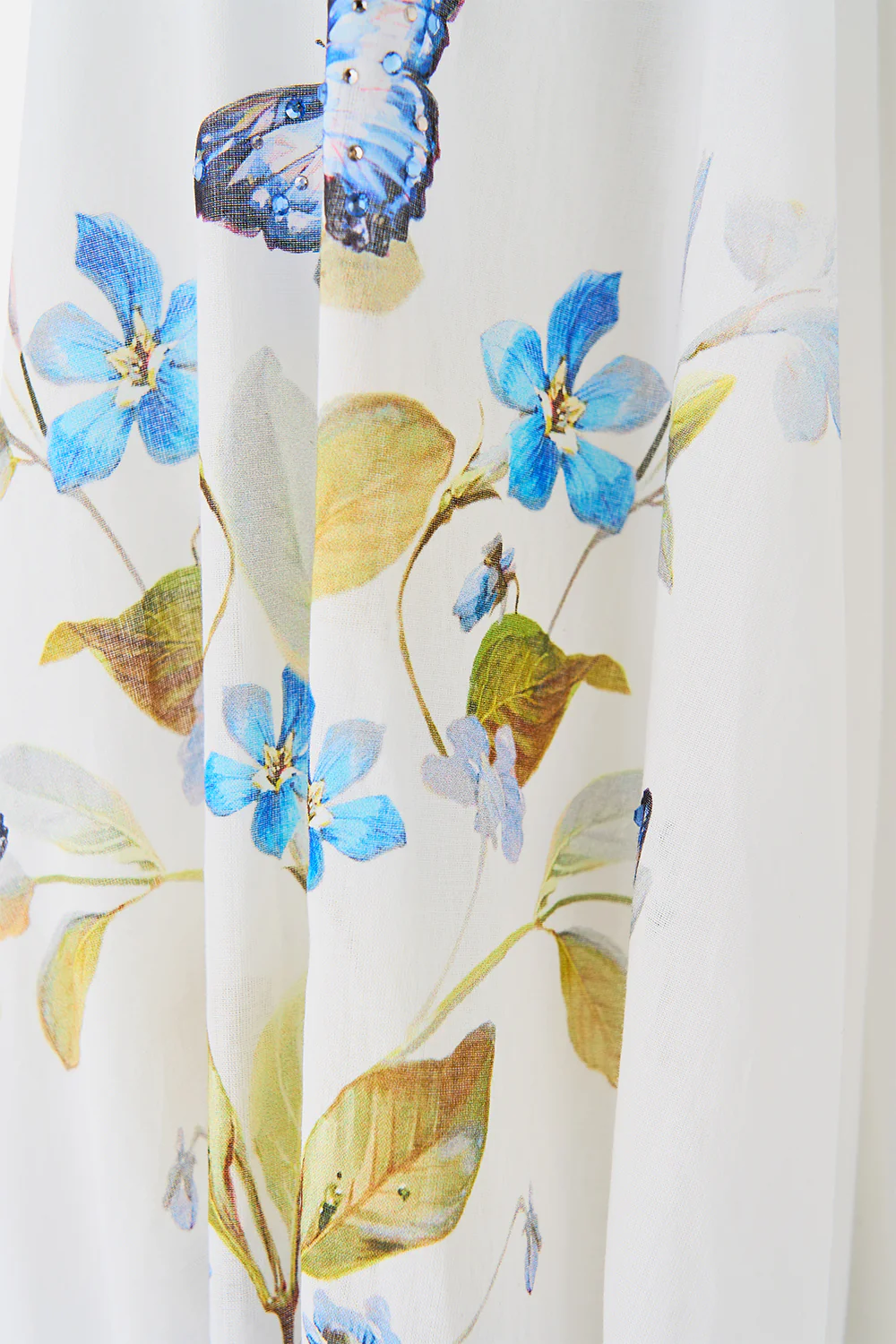 HIGH NECK BUTTON THROUGH BLOUSE BOTANICAL BALLADS - Image 9