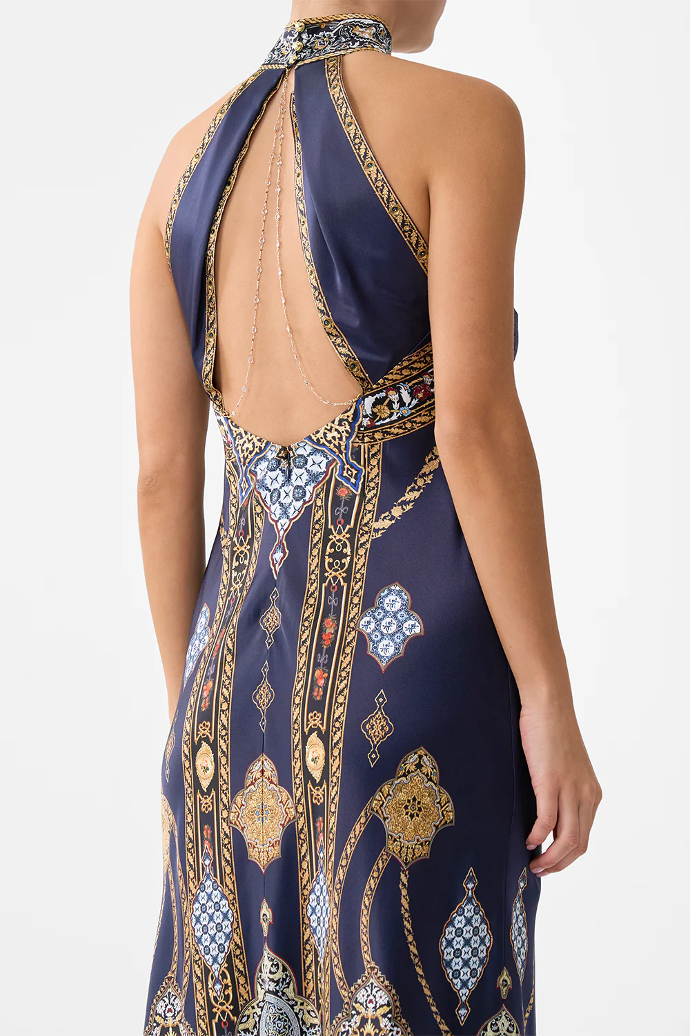 HIGH NECK BIAS DRESS THE IMPERIAL GATE - Image 6