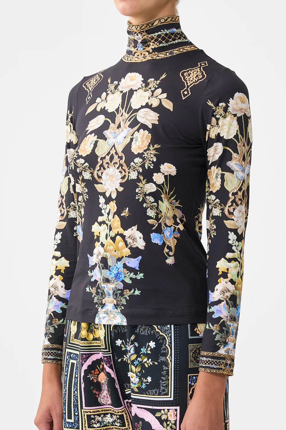 JERSEY TURTLENECK OTTOMAN ELEGANCE - Image 5