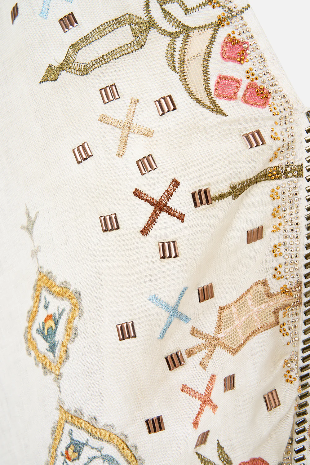 KAFTAN WITH FRONT TAB DETAIL OTTOMAN DYNASTY - Image 8
