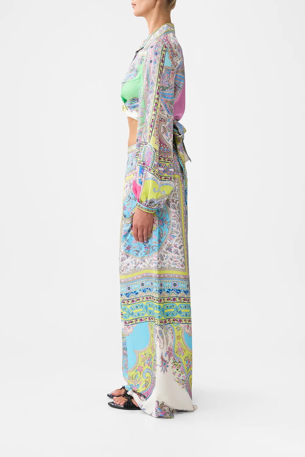 WIDE LEG TROUSER WITH FRONT POCKETS MAGIC CARPET RIDE - Image 4
