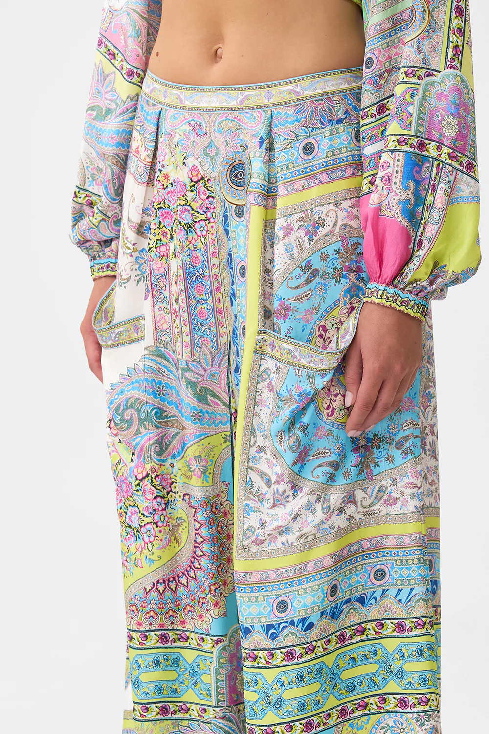 WIDE LEG TROUSER WITH FRONT POCKETS MAGIC CARPET RIDE - Image 5