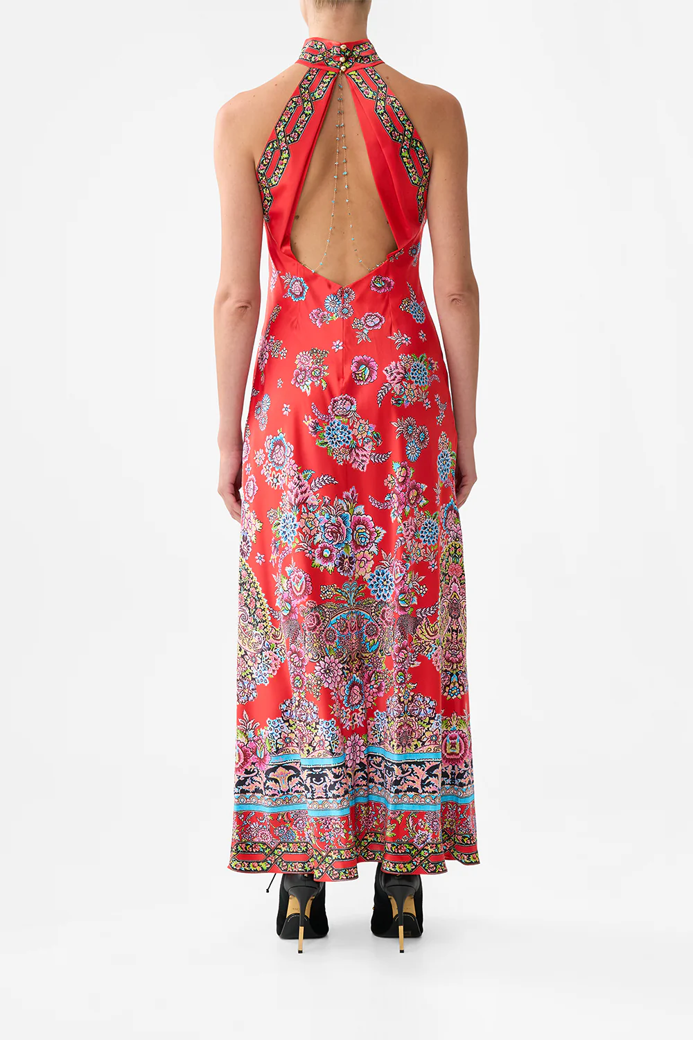 HIGH NECK BIAS DRESS ARTISANS OF ANATOLIA - Image 2