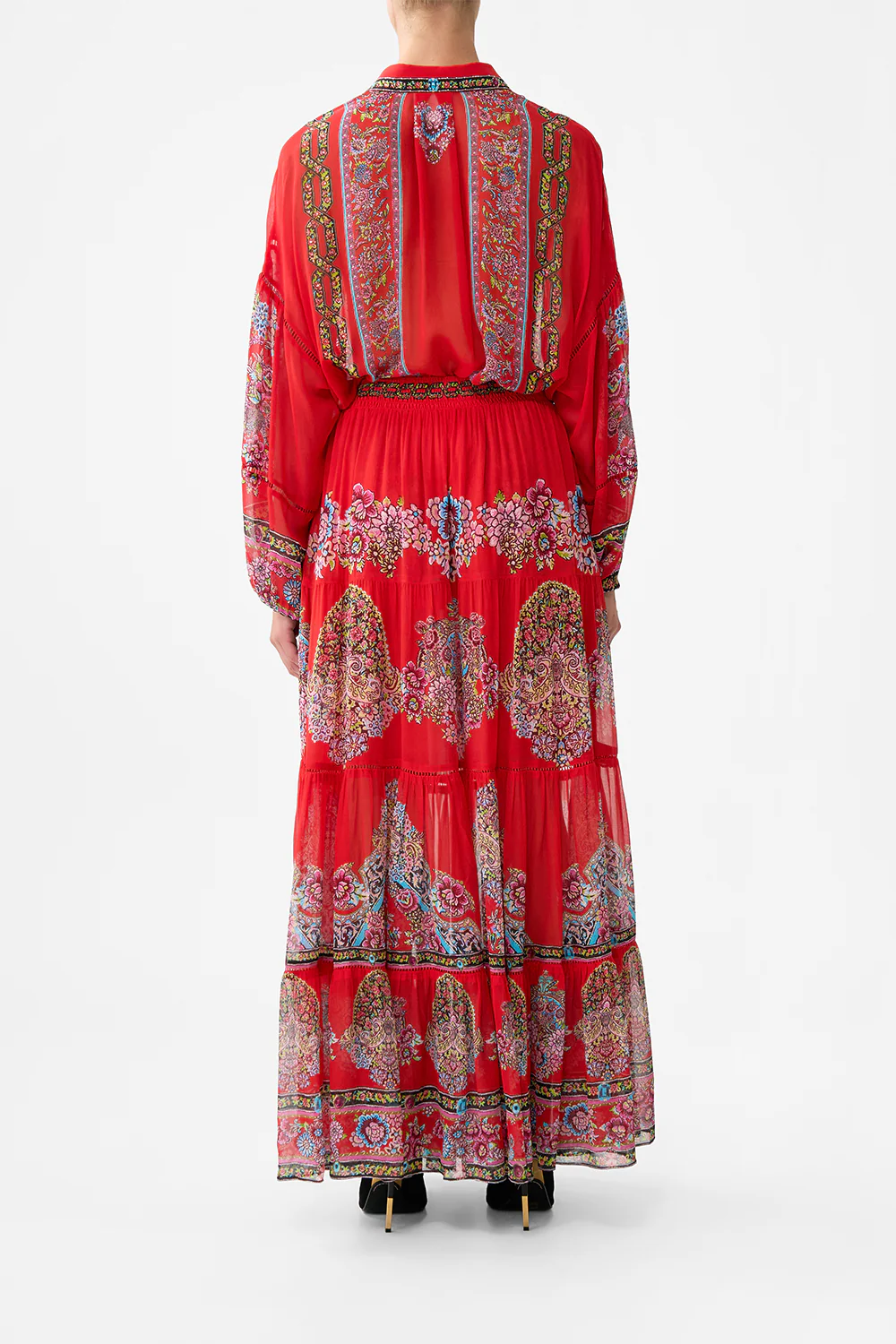 TIERED MAXI SKIRT ARTISANS OF ANATOLIA - Image 2