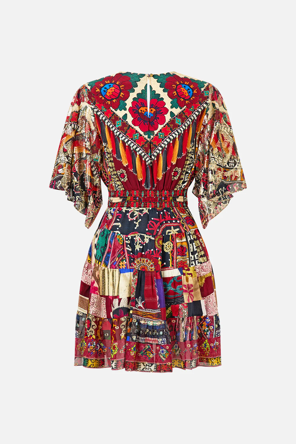 TIERED SKIRT MINI DRESS PATCHWORK ALCHEMY - Image 6