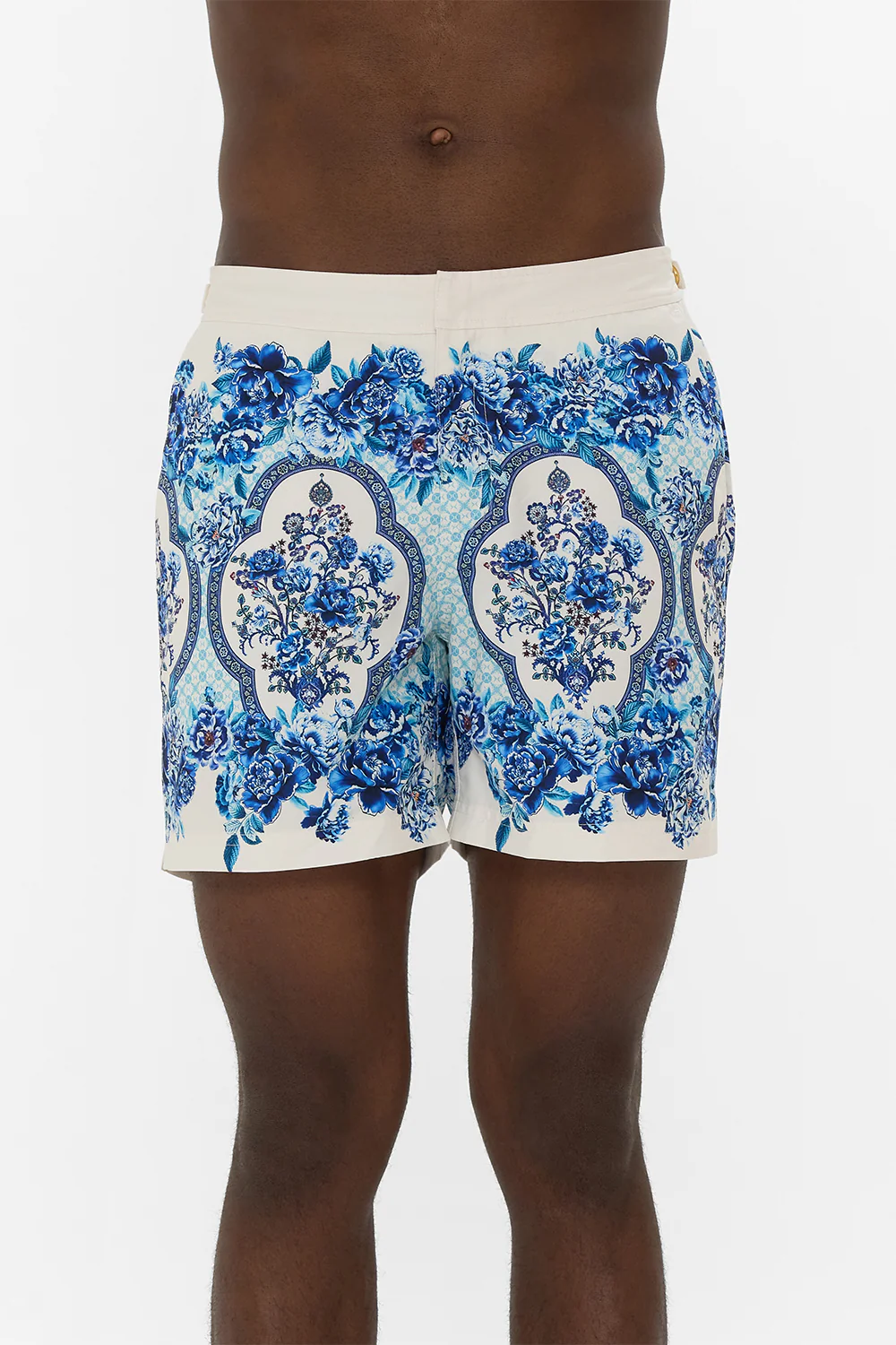 MID LENGTH BOARDSHORT WITH FIXED WAIST A CERAMIC GARDEN - Image 5