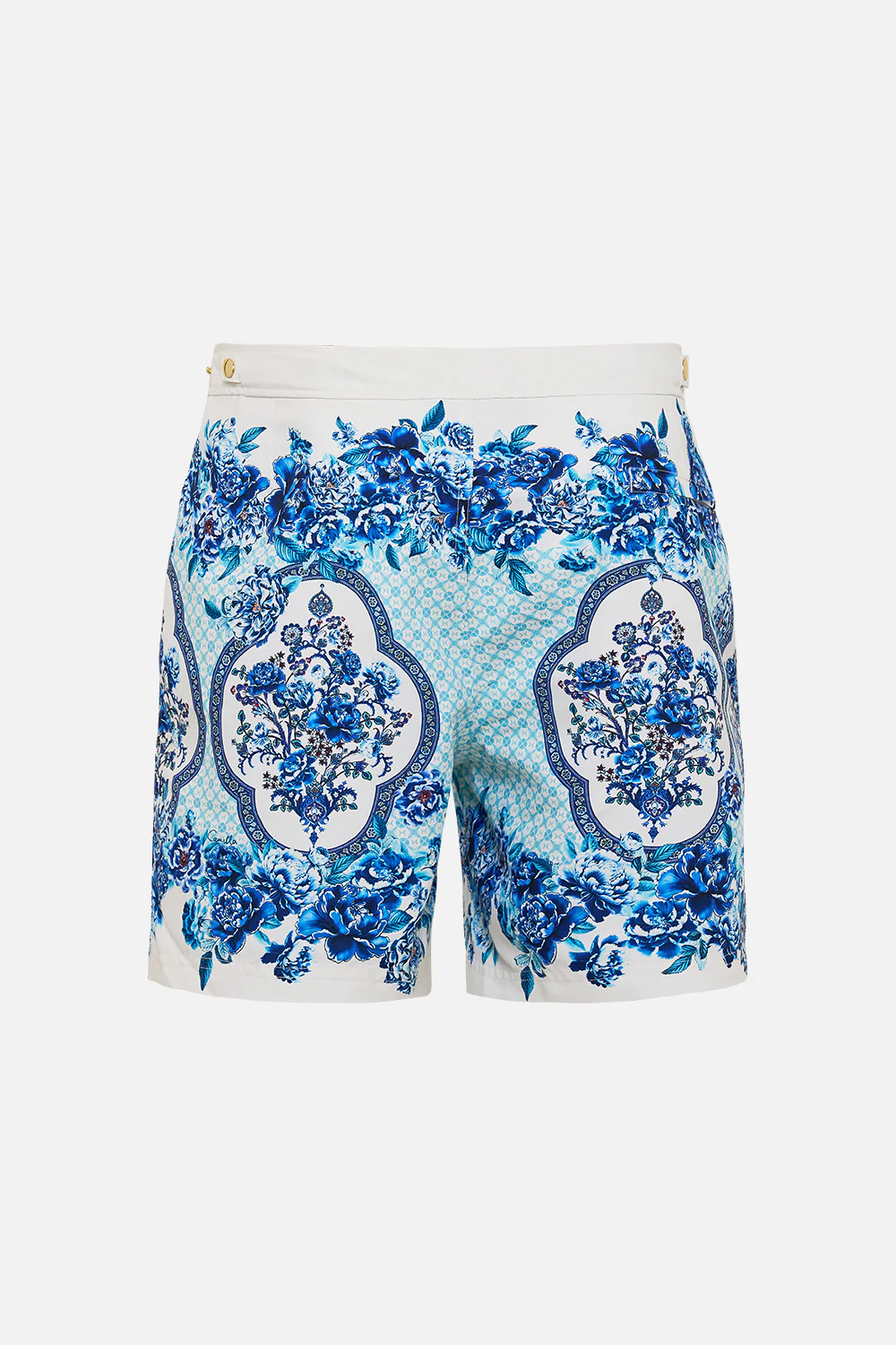 MID LENGTH BOARDSHORT WITH FIXED WAIST A CERAMIC GARDEN - Image 6