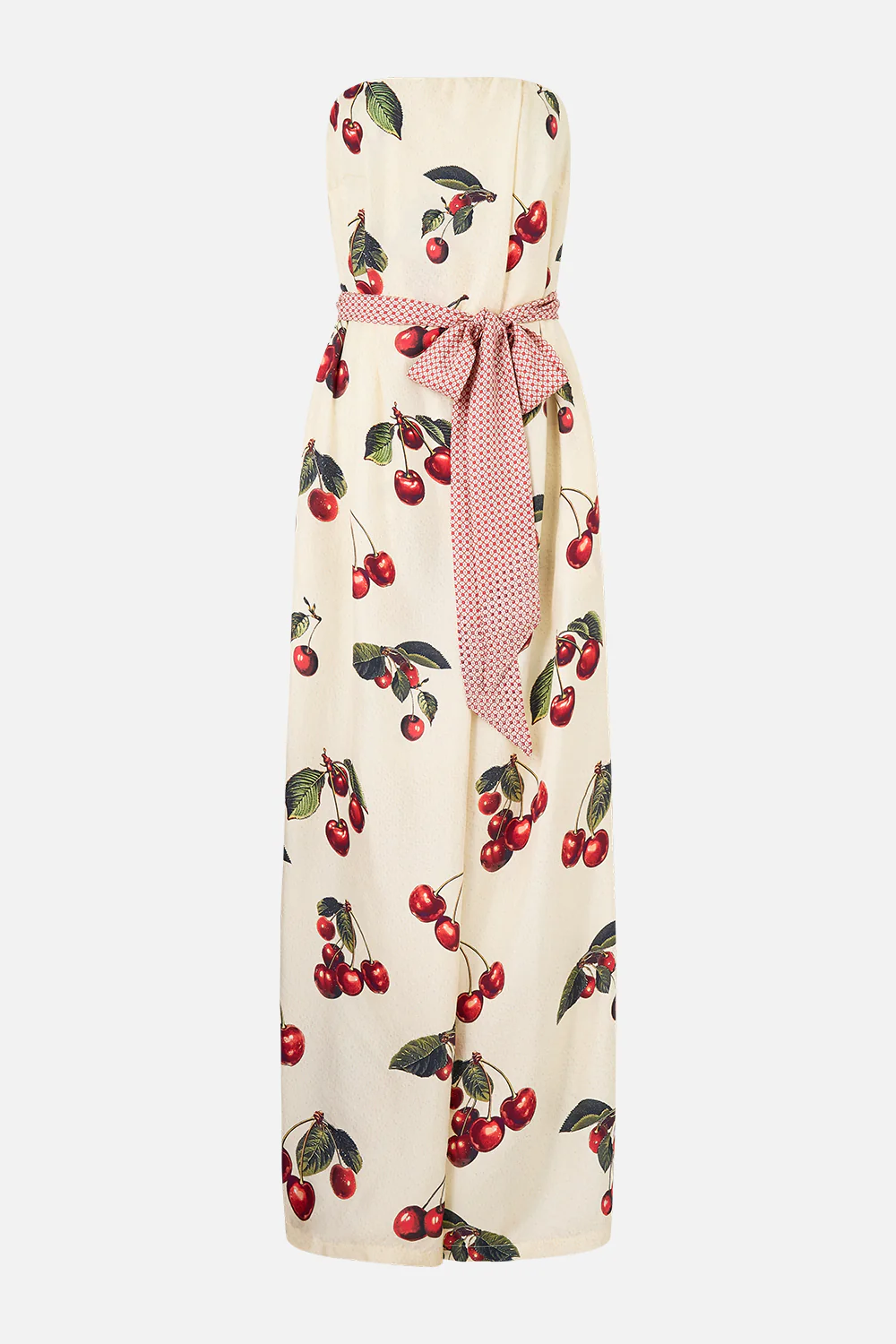 FRONT PLEAT STRAPLESS JUMPSUIT NOTES FROM THE ROAD - Image 3