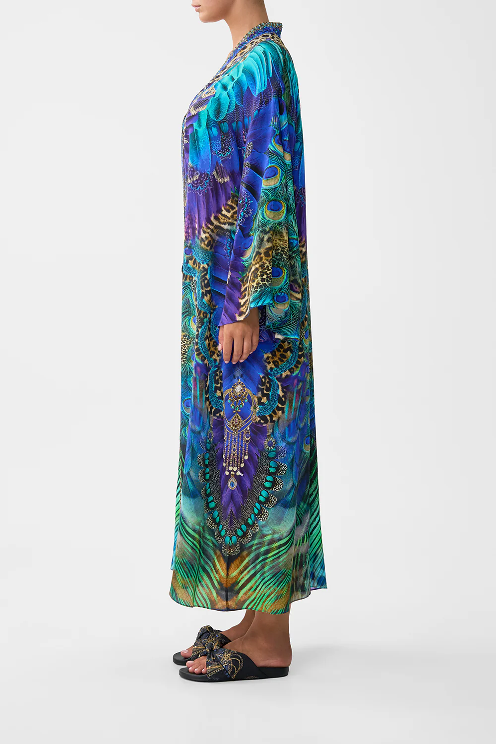 FLARE SLEEVE LONG ROBE COSMIC ZOOLOGY - Image 4
