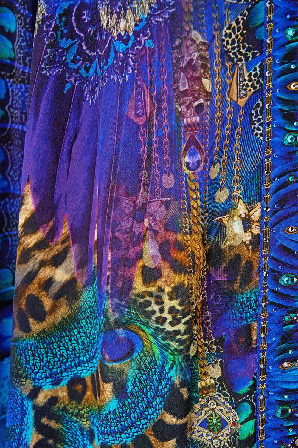 FLARE SLEEVE LONG ROBE COSMIC ZOOLOGY - Image 7