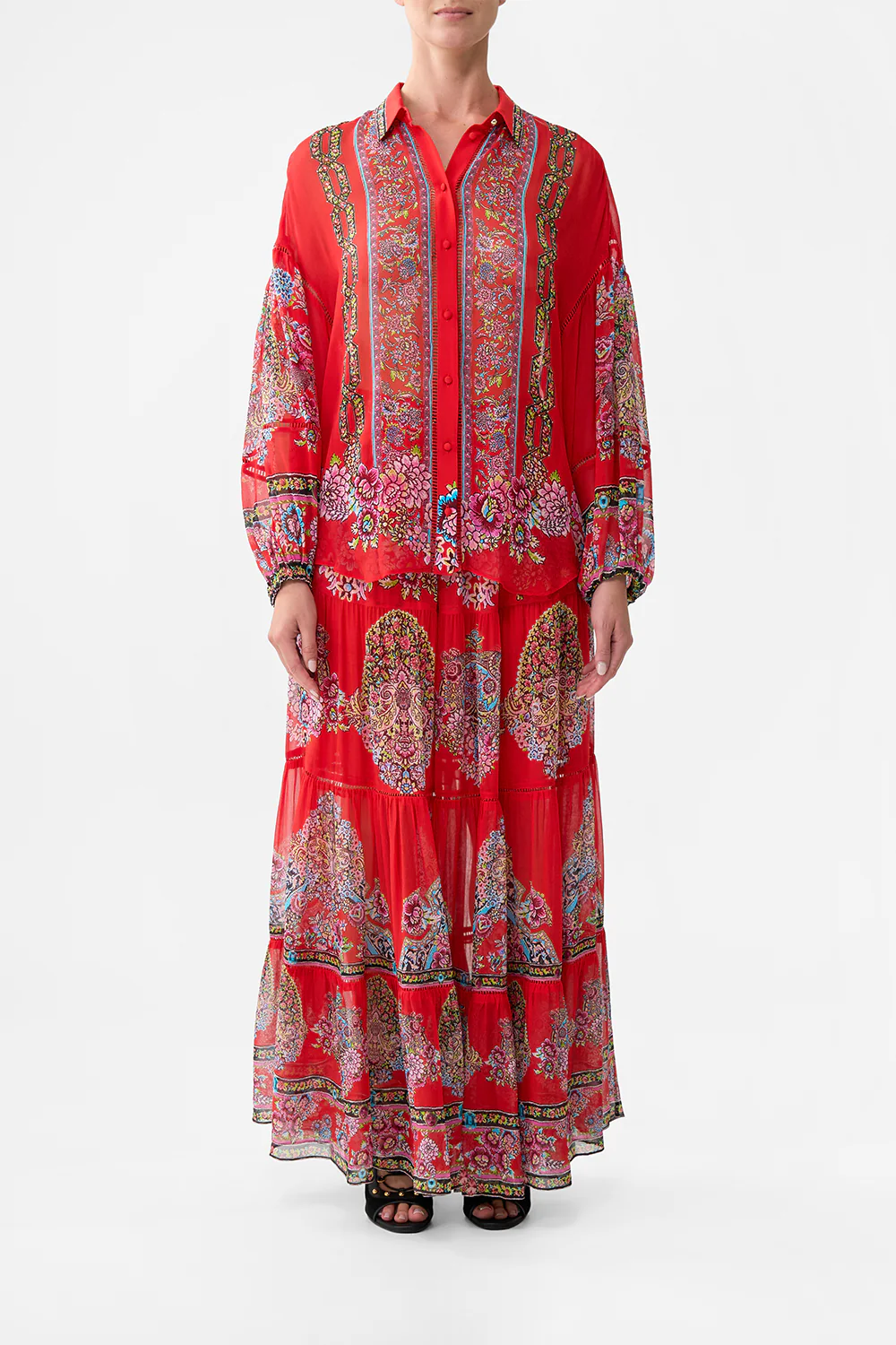 BALLOON SLEEVE BLOUSE ARTISANS OF ANATOLIA