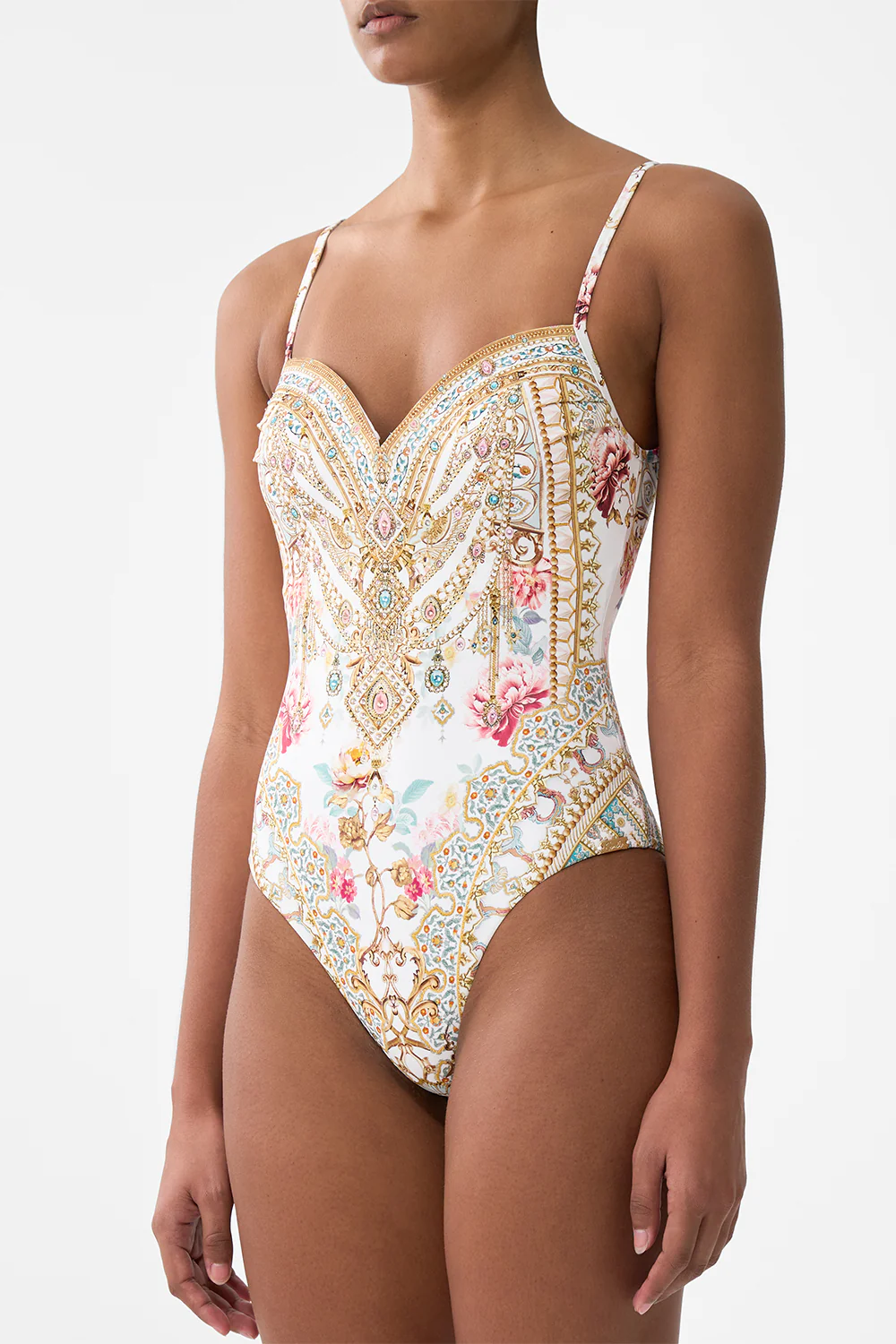 SWEETHEART NECK UNDERWIRE ONE PIECE OTTOMAN DYNASTY - Image 5