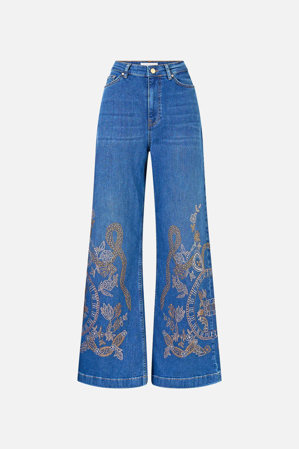 JENNA ACE OF LACE HIGH WAISTED FLARE DENIM