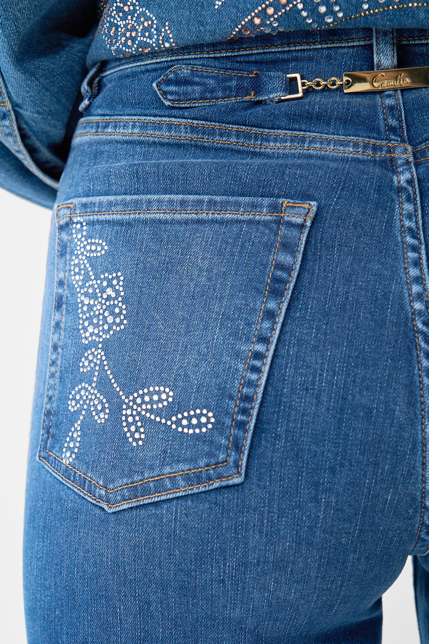 JENNA ACE OF LACE HIGH WAISTED FLARE DENIM - Image 10