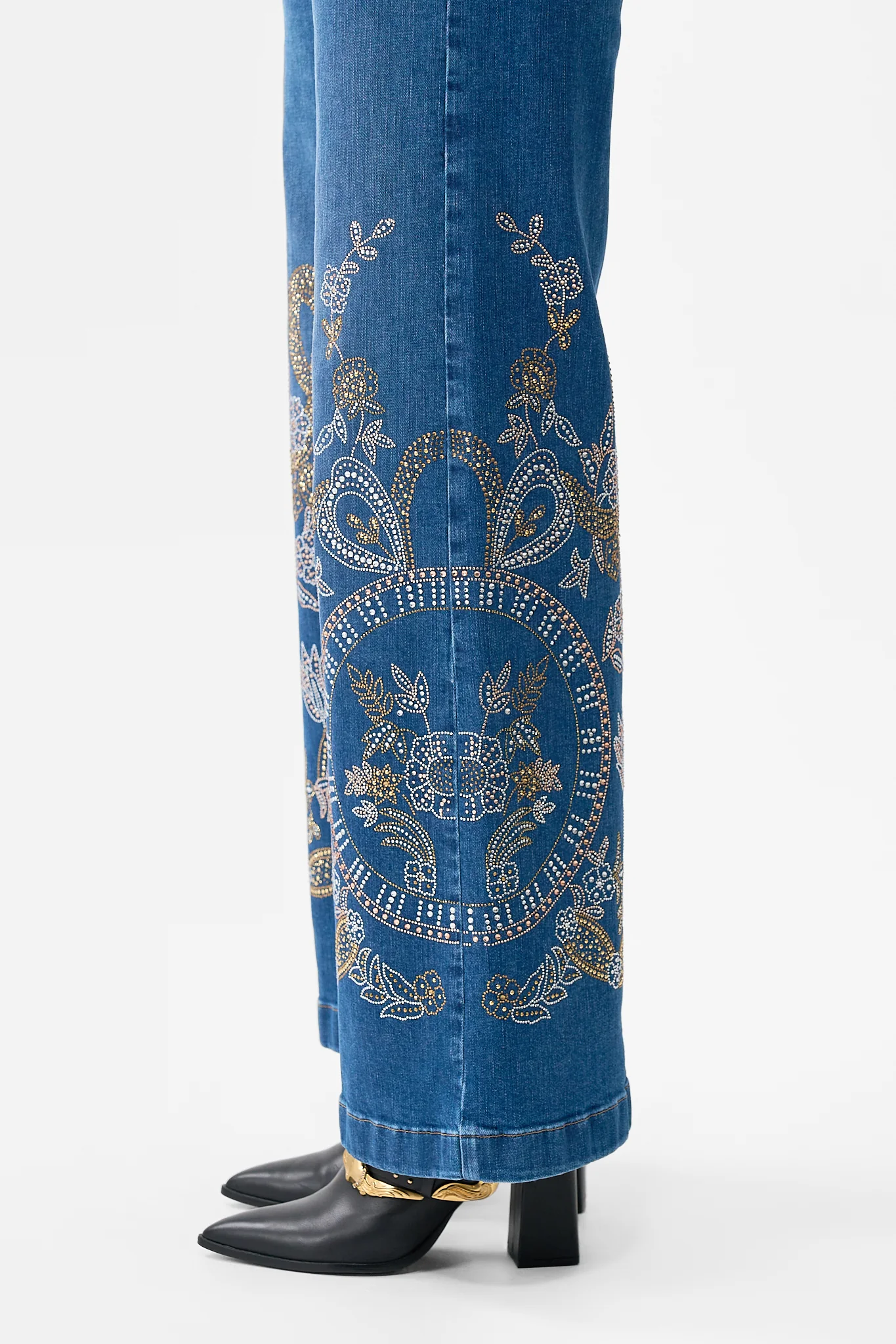 JENNA ACE OF LACE HIGH WAISTED FLARE DENIM - Image 11